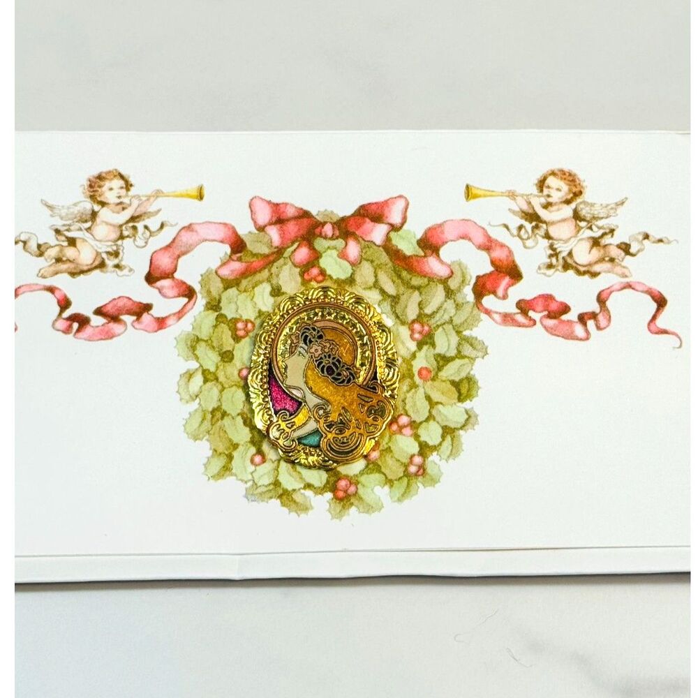 Vintage Hallmark Cloisonne Enamel Brooch | New in Card